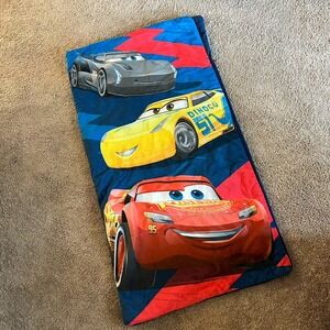 DISNEY PIXAR CARS 3 LIGHTNING MCQUEEN KIDS SLEEPING CAMPING BAG 5 FOOT